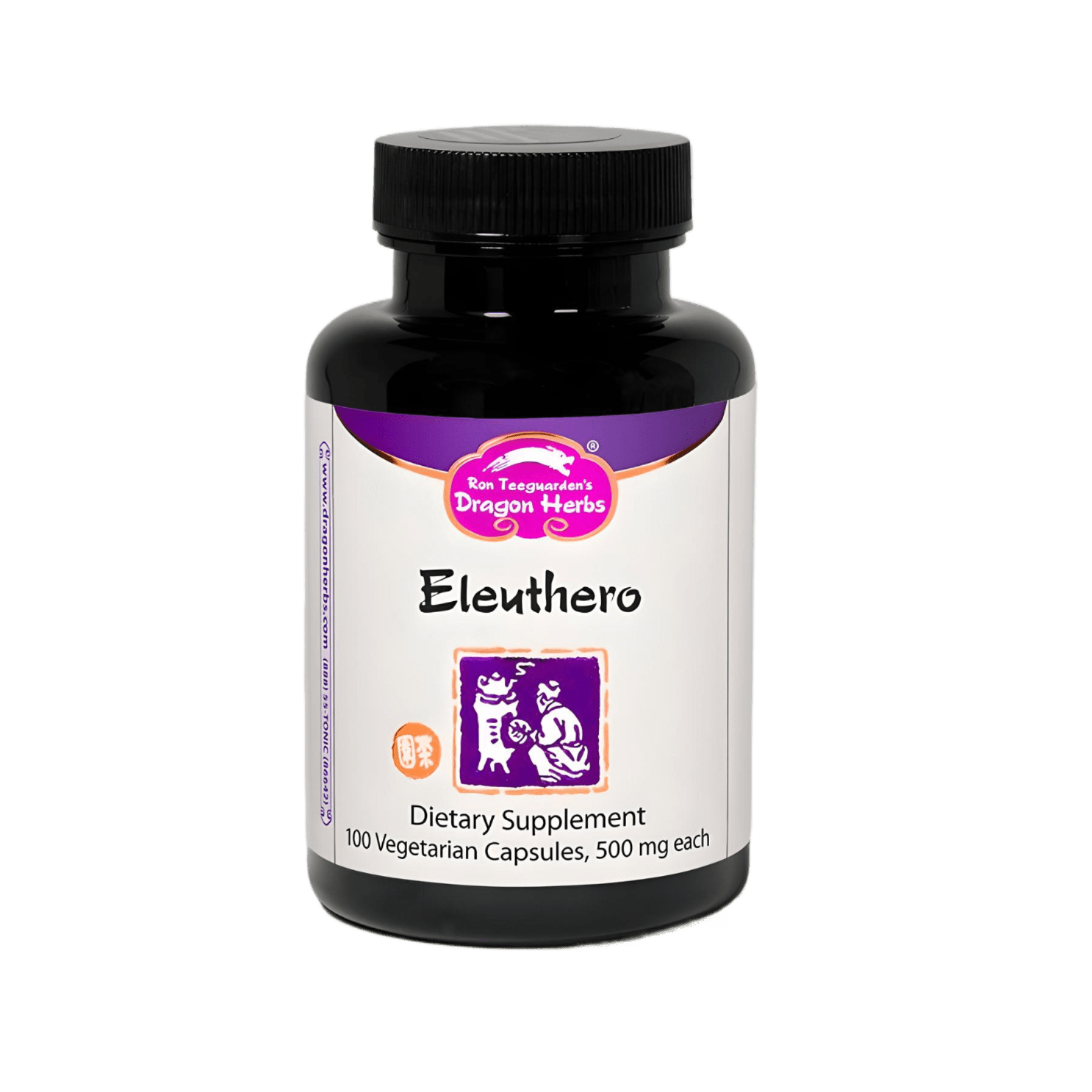 Dragon Herbs Eleuthero 100 Capsules - JING Organics