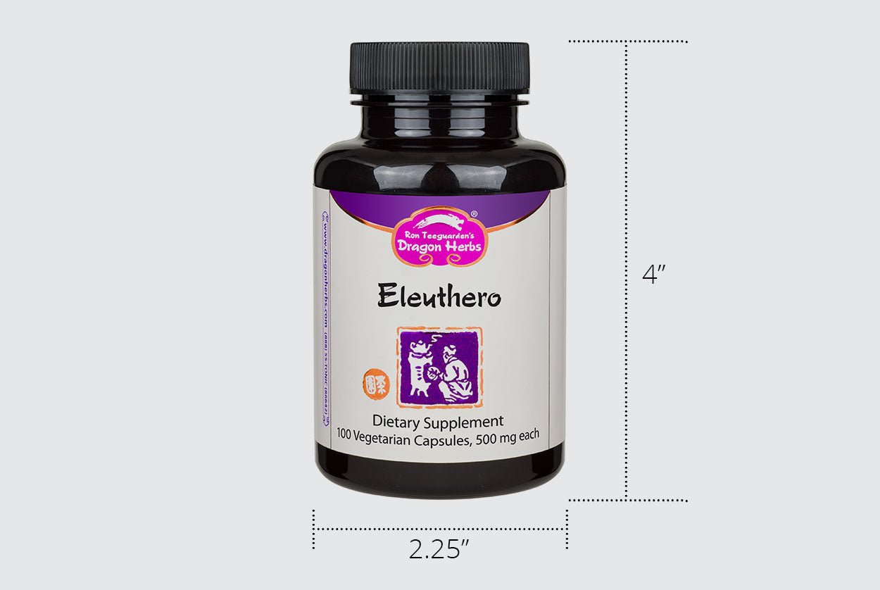Dragon Herbs Eleuthero 100 Capsules - JING Organics