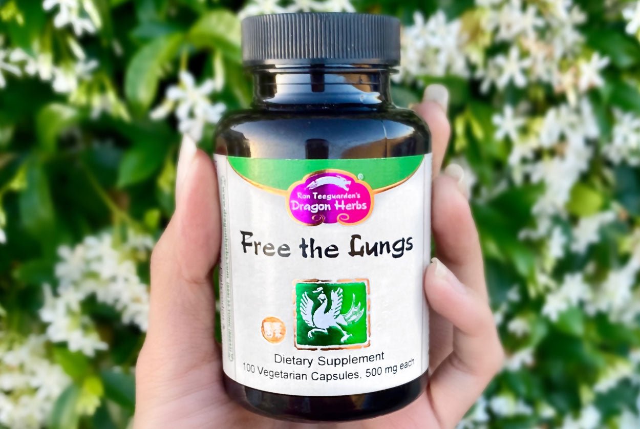 Dragon Herbs Free the Lungs 100 Capsules - JING Organics