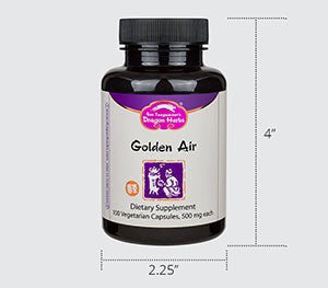 Dragon Herbs Golden Air 100 Capsules - JING Organics