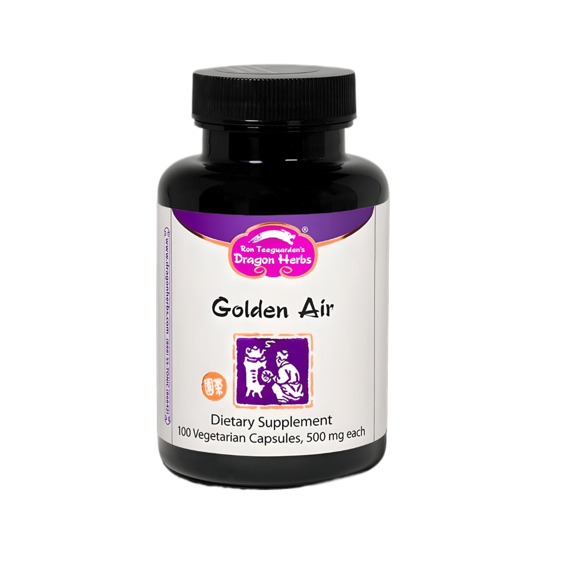 Dragon Herbs Golden Air 100 Capsules - JING Organics