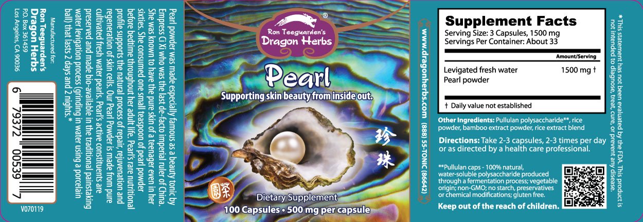 Dragon Herbs Pearl 100 Capsules - JING Organics