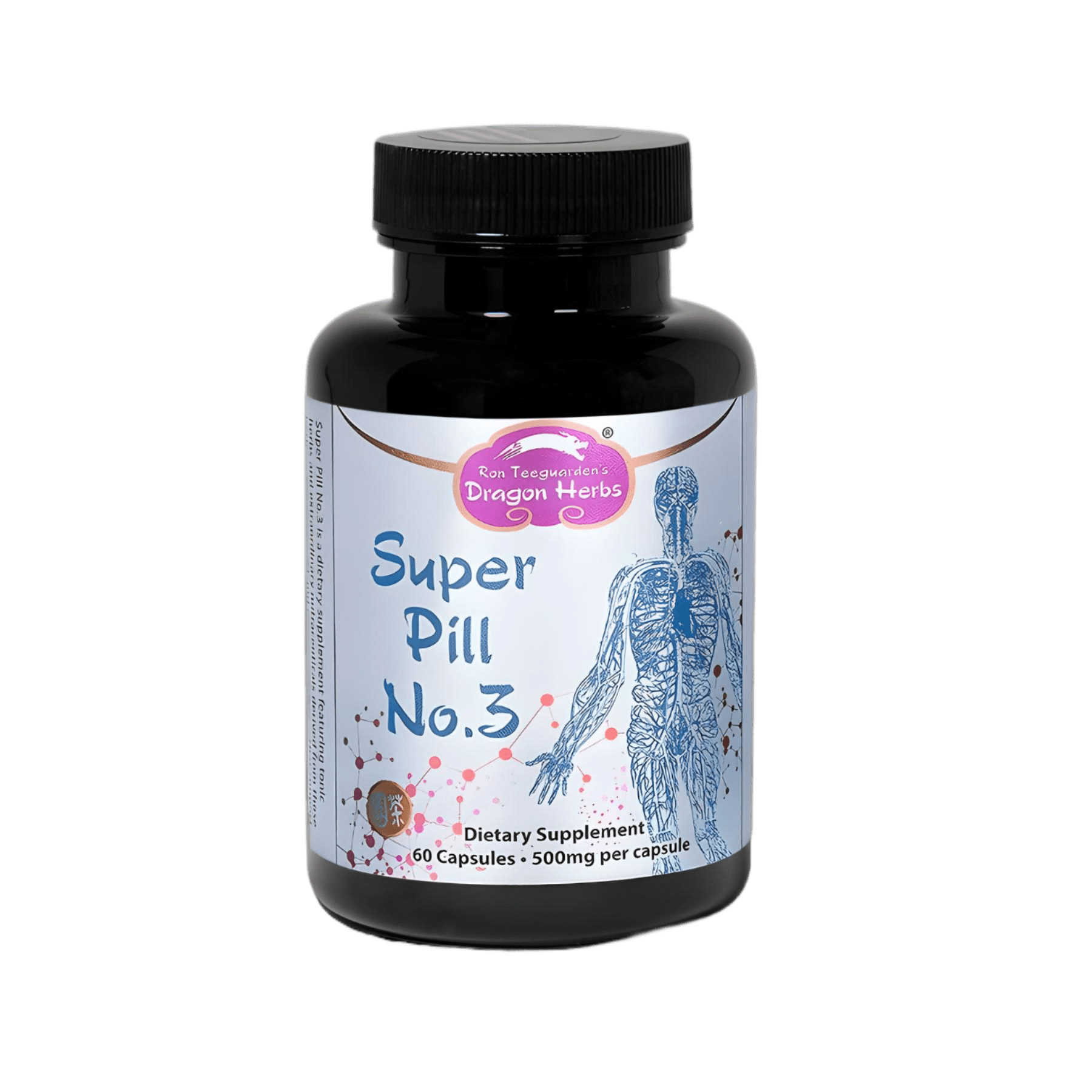 Dragon Herbs Super Pill No. 3 60 Capsules - JING Organics