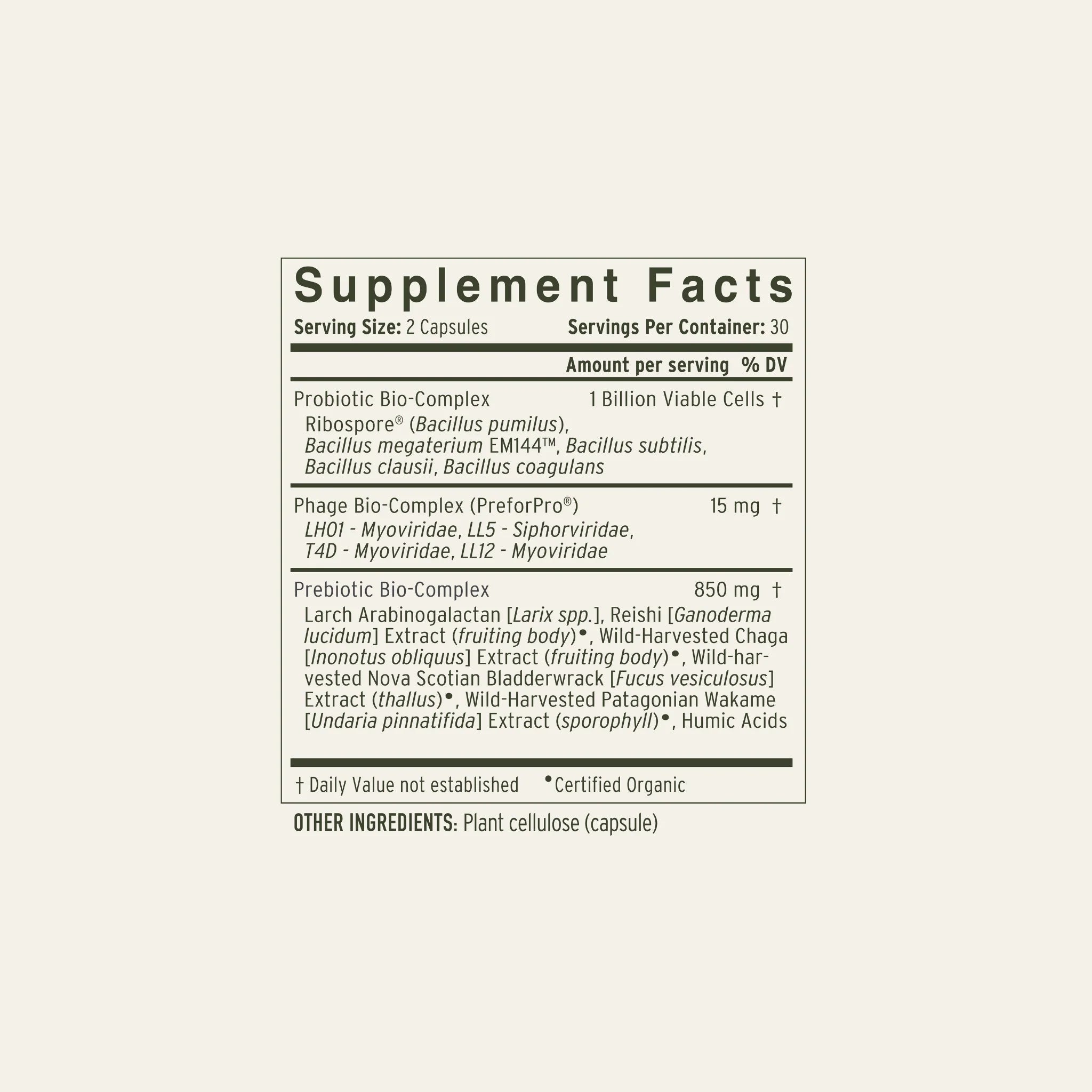 Enviromedica Terraflora Advanced Care 60 Capsules - JING Organics