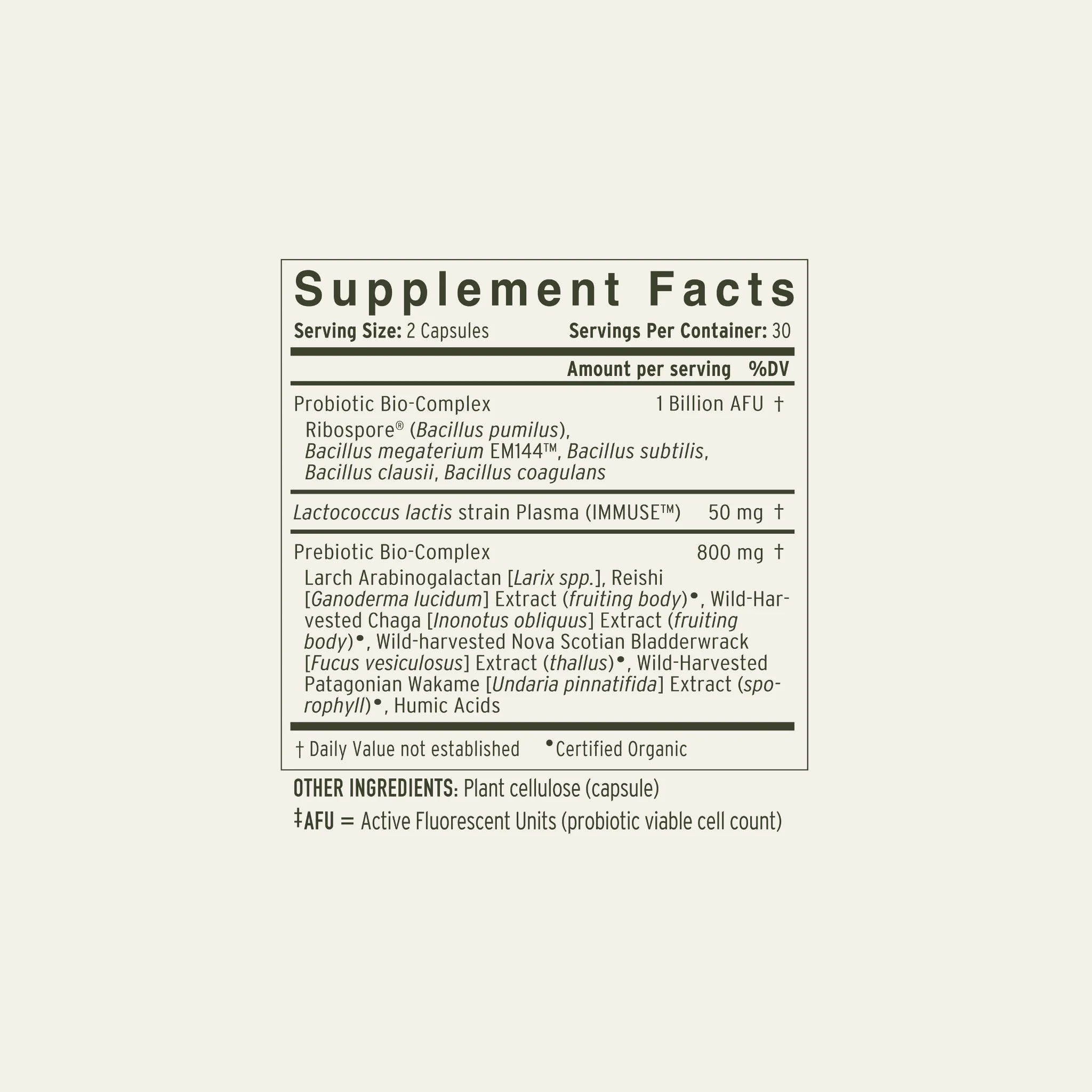 Enviromedica Terraflora Deep Immune 60 Capsules - JING Organics