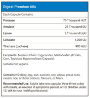 Enzymedica Digest Premium 60 Capsules - JING Organics