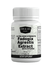 Fern & Lily Botanica Fadogia Agrestis Extract with Piperine 500mg 60 Capsules - JING Organics
