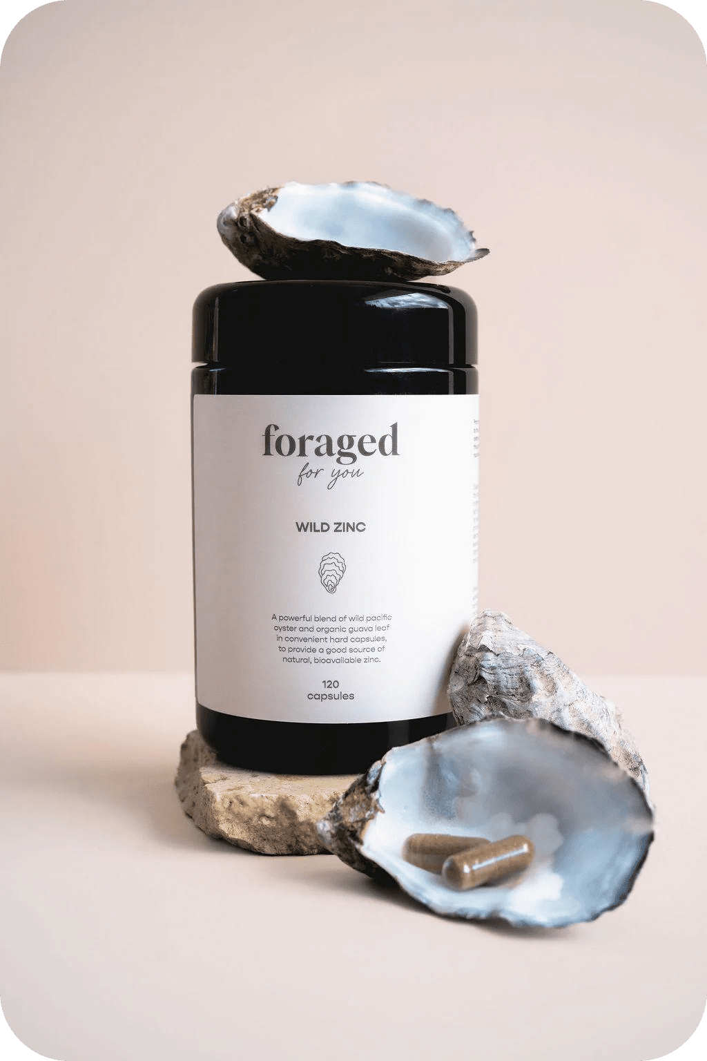 Foraged For You Wild Zinc 120 Capsules - JING