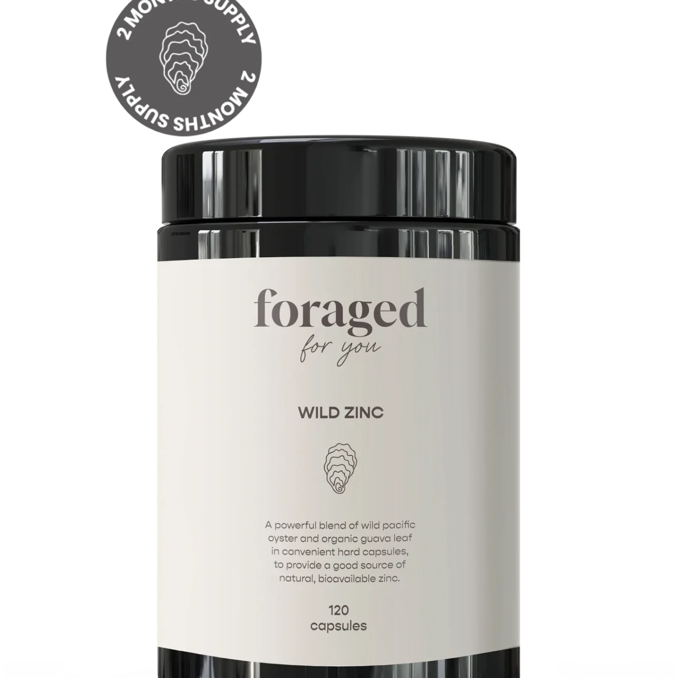 Foraged For You Wild Zinc 120 Capsules - JING