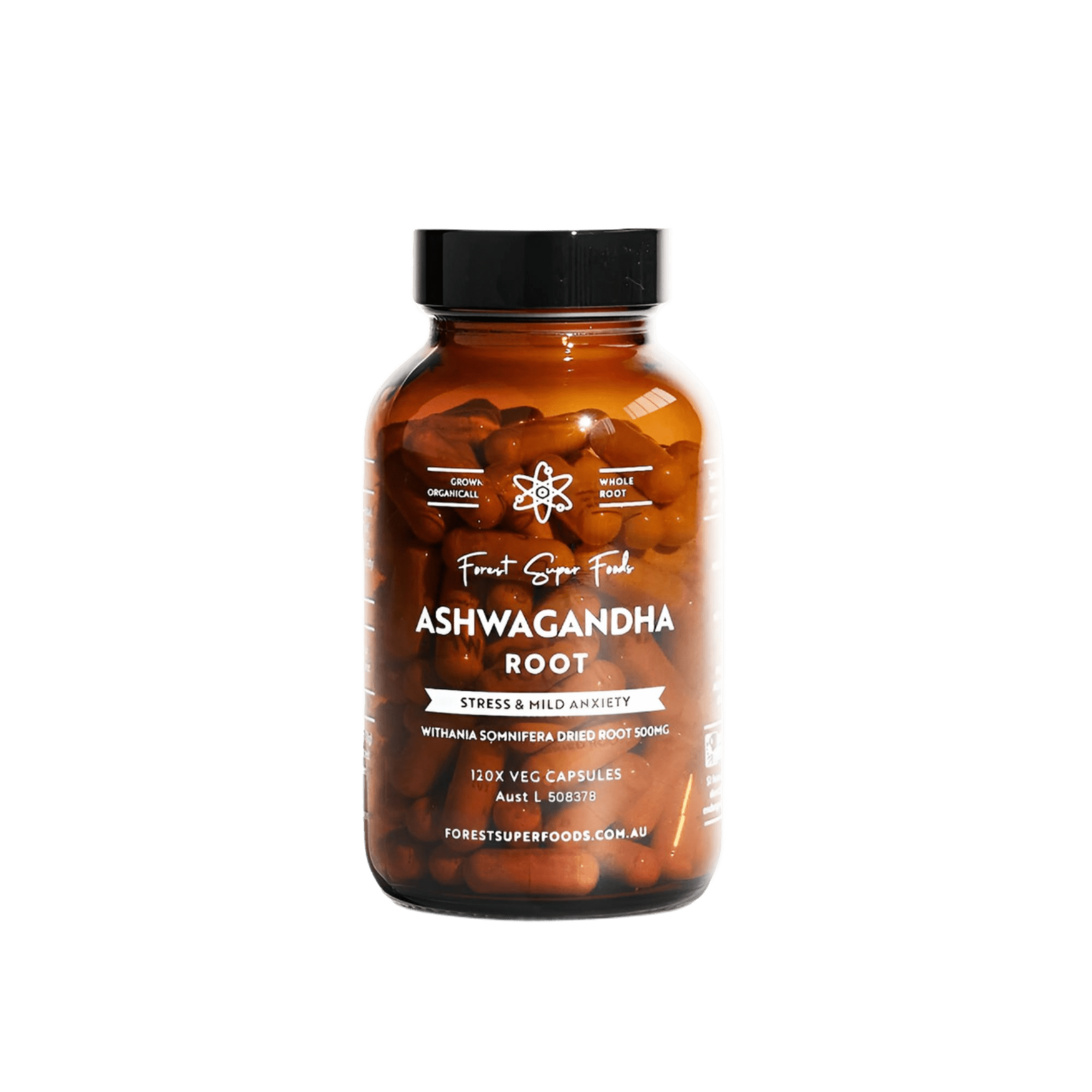 Forest Super Foods Organic Ashwagandha Root 120 Capsules - JING Organics