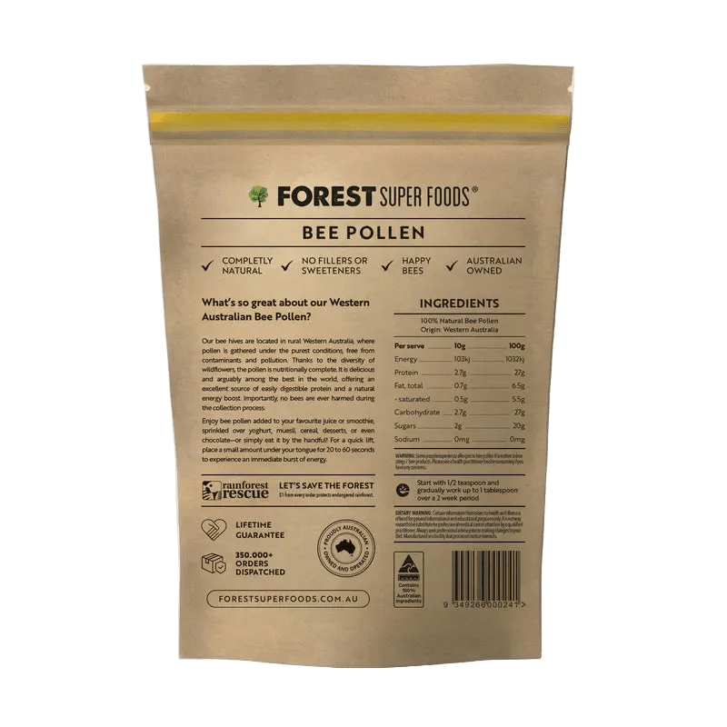 Forest Super Foods West Australian Bee Pollen 250g - JING