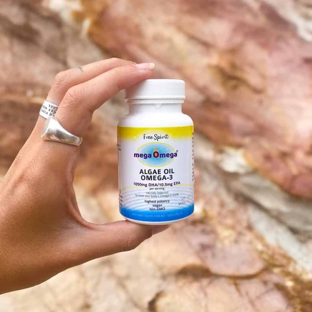 Free Spirit MegaOmega Algae Oil Omega - 3 60 Softgels - JING Organics
