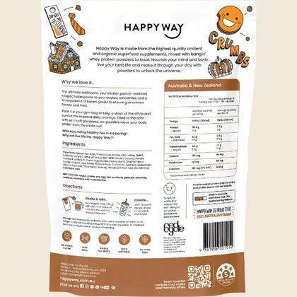 Happy Way Caramel Biscuit Whey Protein Powder 500g - JING