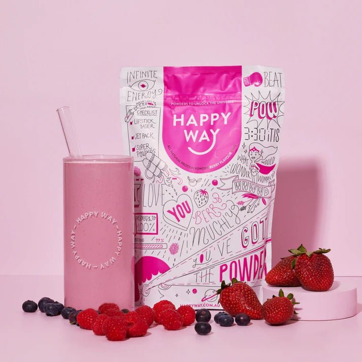 Happy Way I Love You Berry Much Whey Protein Powder 500g - JING