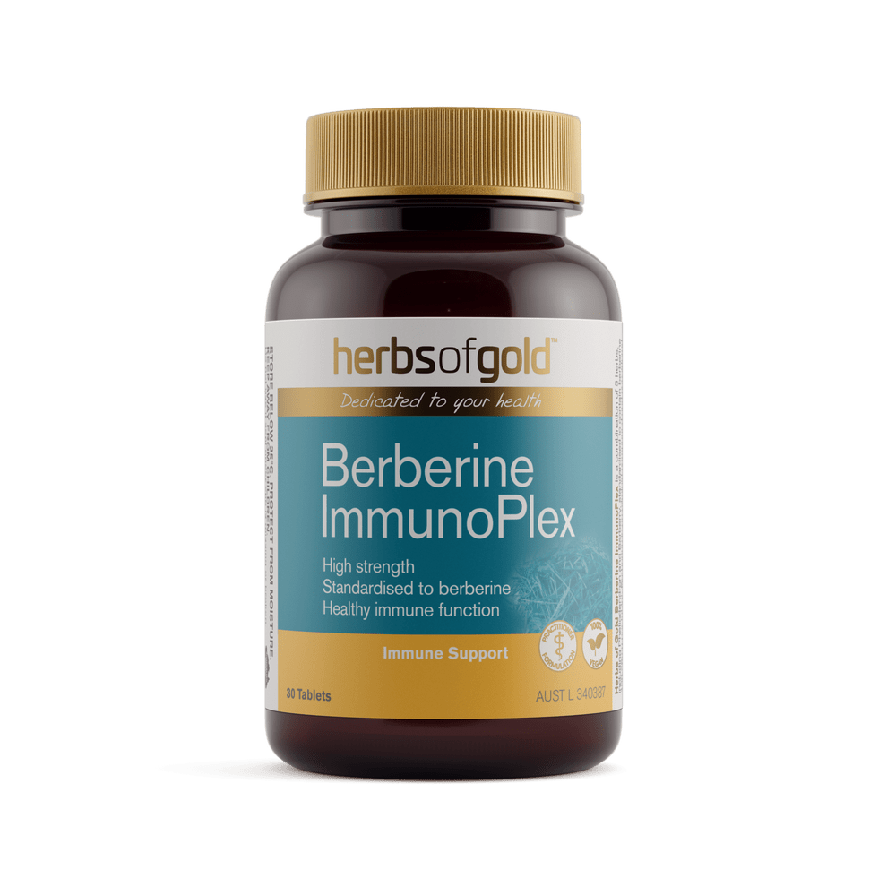 Herbs of Gold Berberine ImmunoPlex 30 Tablets - JING