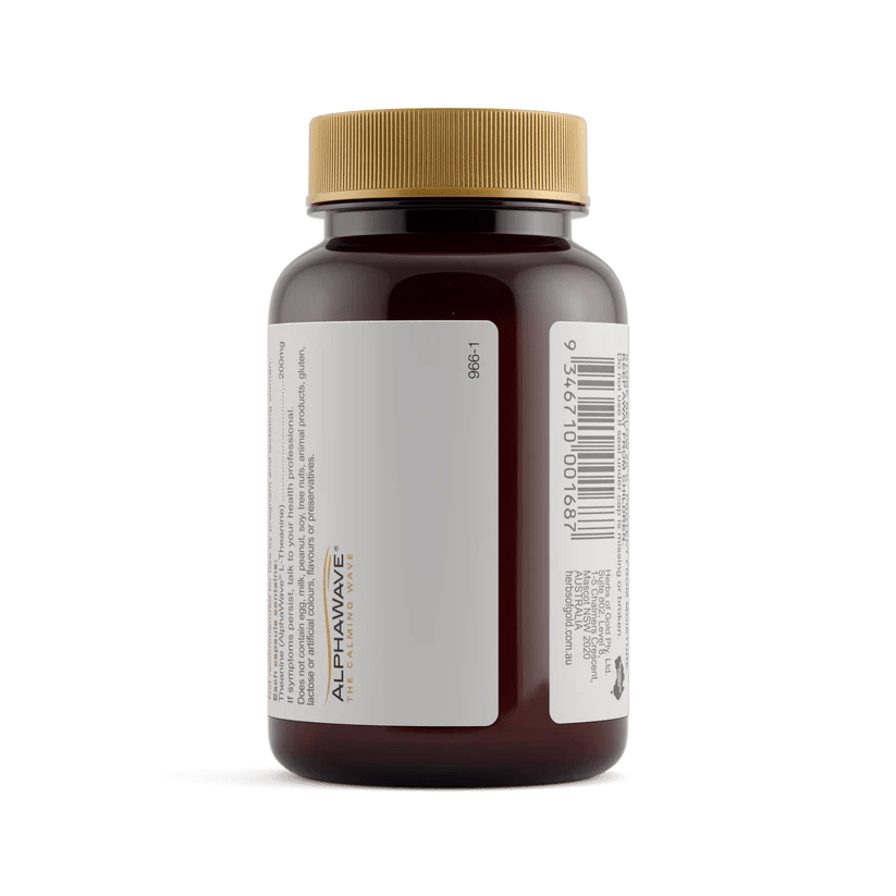 Herbs of Gold L-Theanine 200mg 30 Capsules - JING