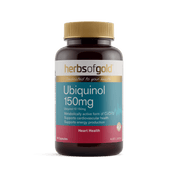 Herbs of Gold Ubiquinol 150mg 30 Capsules - JING Organics