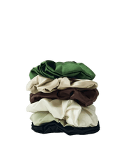 HINU 100% Mulberry Silk Scrunchie - JING