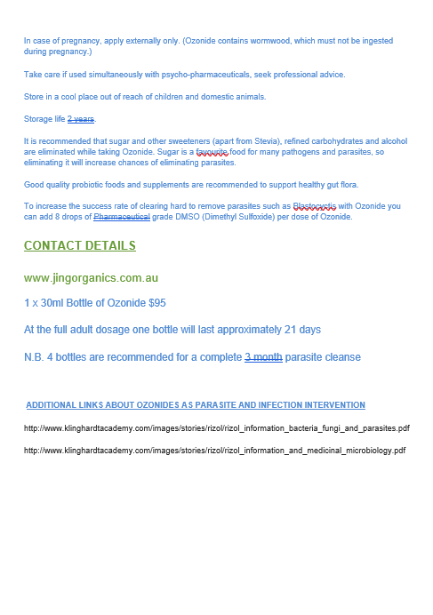 iOrganic Herbal Ozonoil Ozonide Delta 30ml