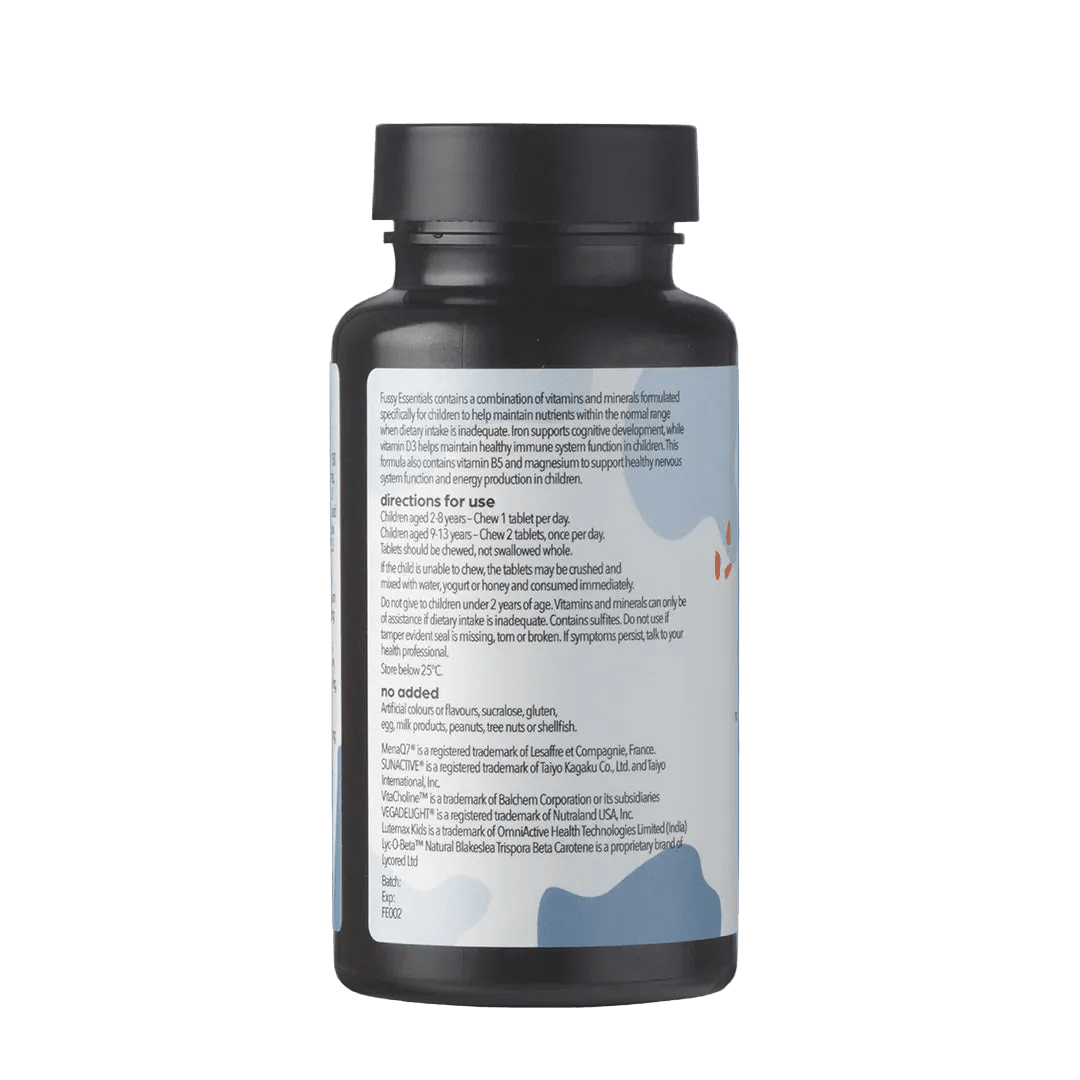 I'm Nutrients Fussy Essentials 60 Chewable Tablets - JING