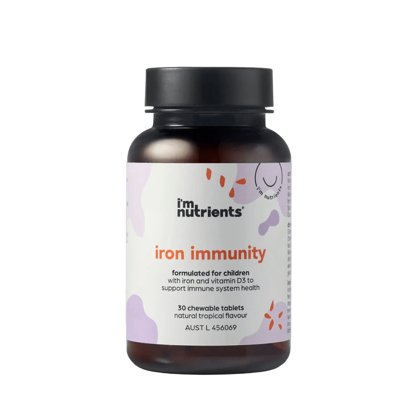 I'm Nutrients Iron Immunity 30 Chewable Tablets - JING