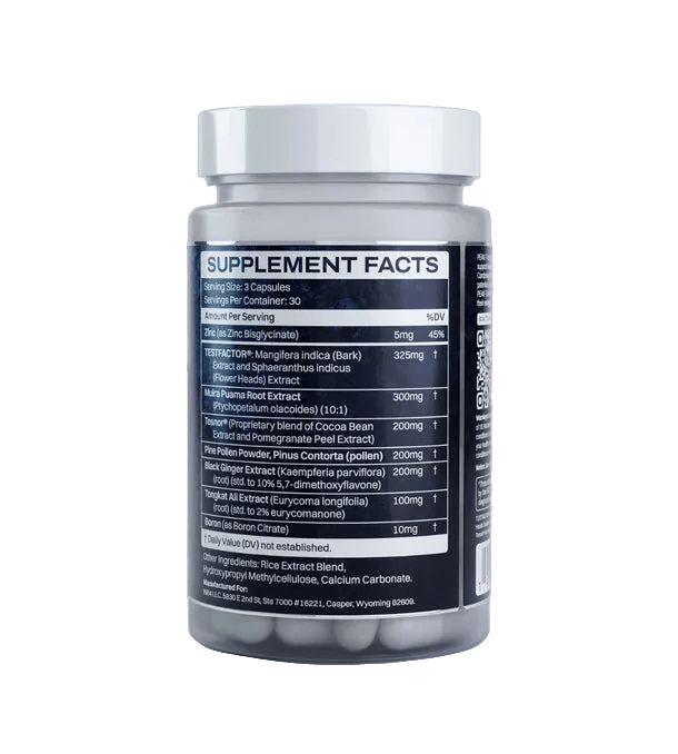 INB4 PEAK-T Testosterone Support 90 Capsules - JING