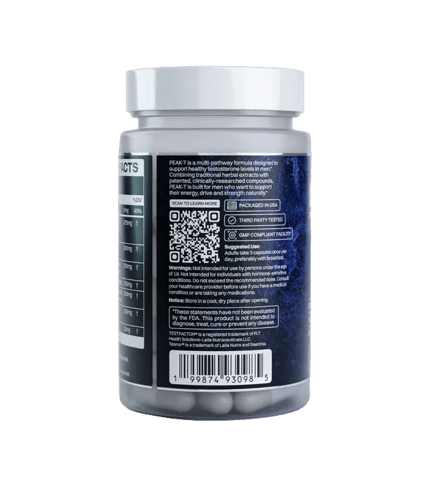 INB4 PEAK-T Testosterone Support 90 Capsules - JING