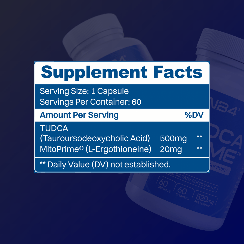INB4 TUDCA Prime 60 Capsules - JING Organics