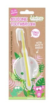 Jack N' Jill Childrens Silicone Toothbrush Stage 2 - JING