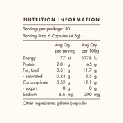 Jundai Organic Freeze Dried Beef Liver 180 Capsules - JING Organics
