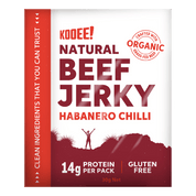 Kooee Grass - Fed Beef Jerky Habanero Chilli 30g - JING Organics