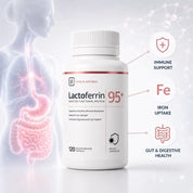 Lactoferrin Co. Lactoferrin Powder Capsule 300mg 60 Capsules - JING