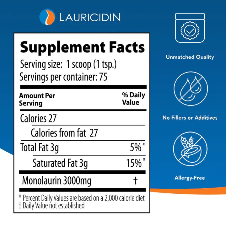 Lauricidin 227g - JING Organics