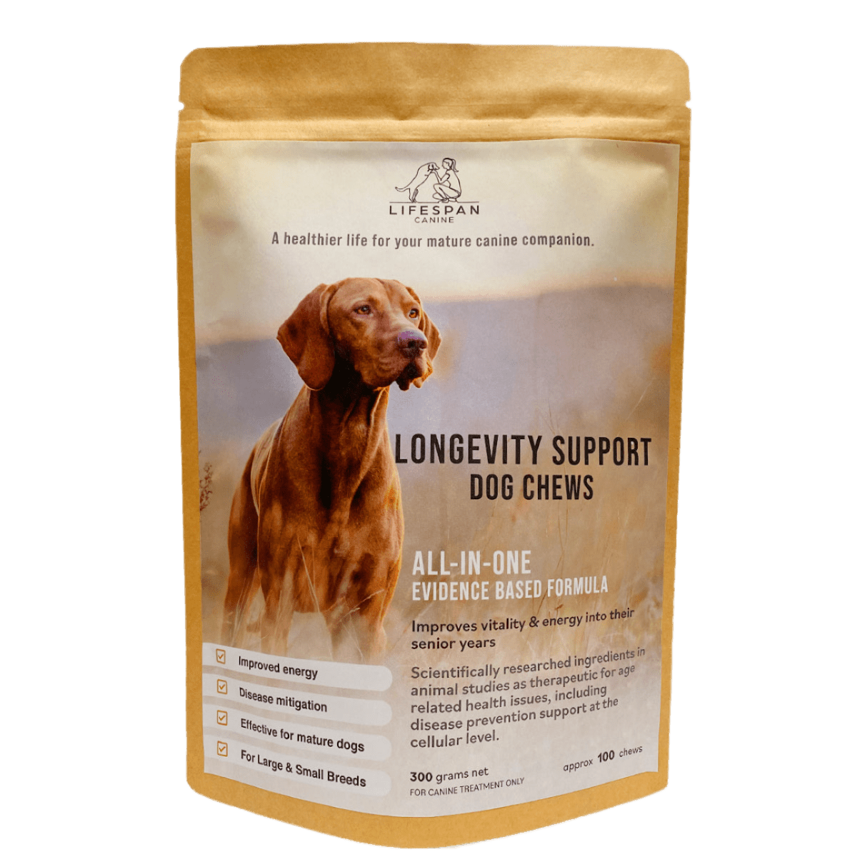 Lifespan Canine Longevity Chews 130 chews - JING Organics