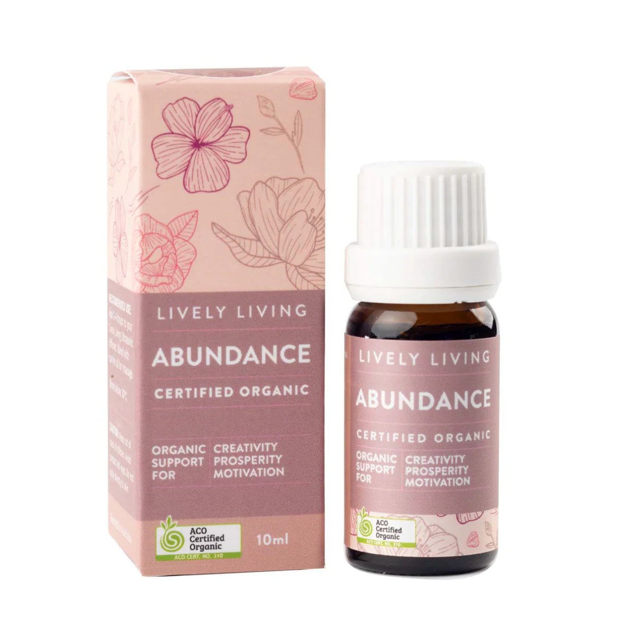Lively Living Abundance - Certified Organic Essential Oil Blend 10ml - JING