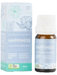 Lively Living Happiness - Certified Organic Essential Oil Blend 10ml - JING