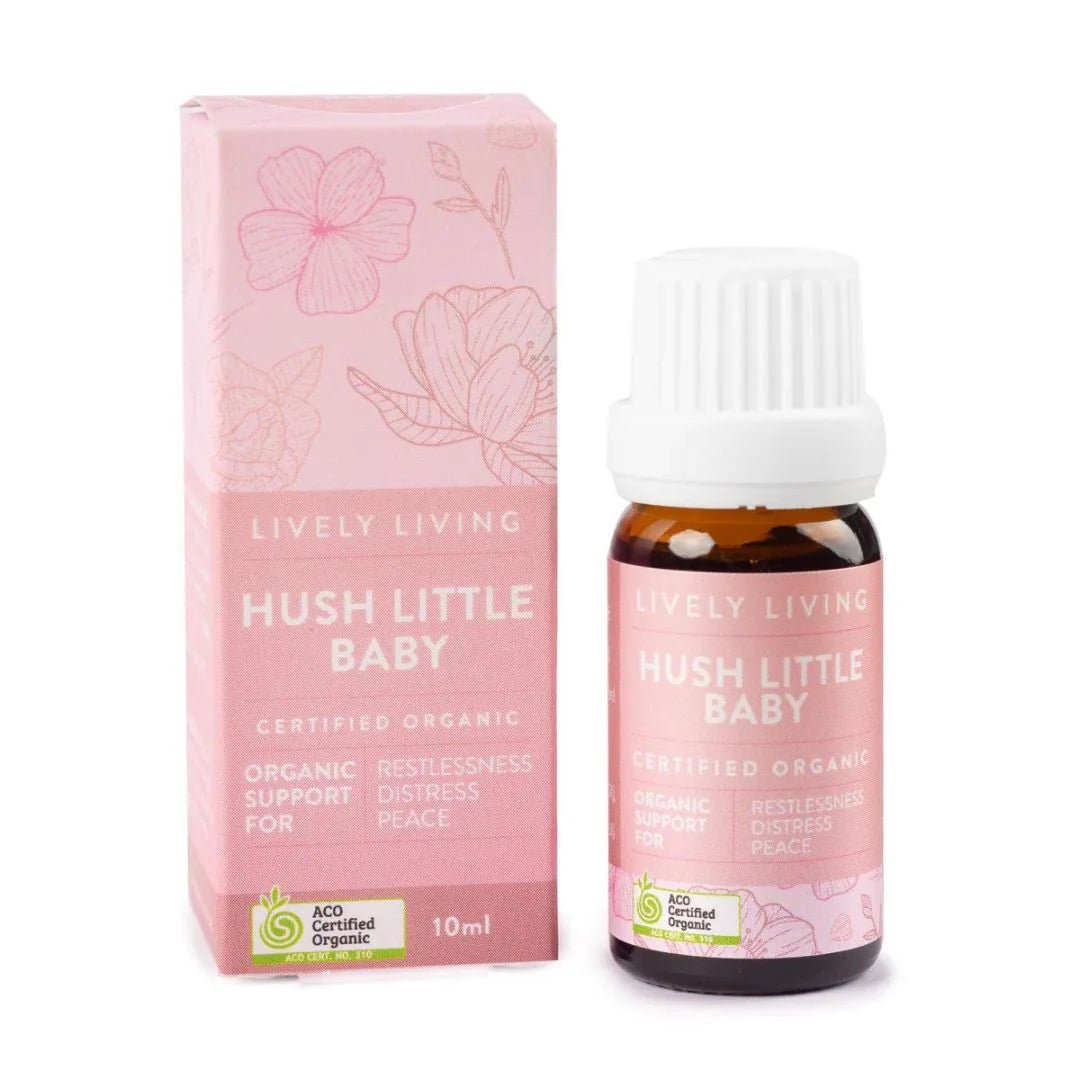 Lively Living Hush Little Baby - Certified Organic Essential Oil Blend 10ml - JING
