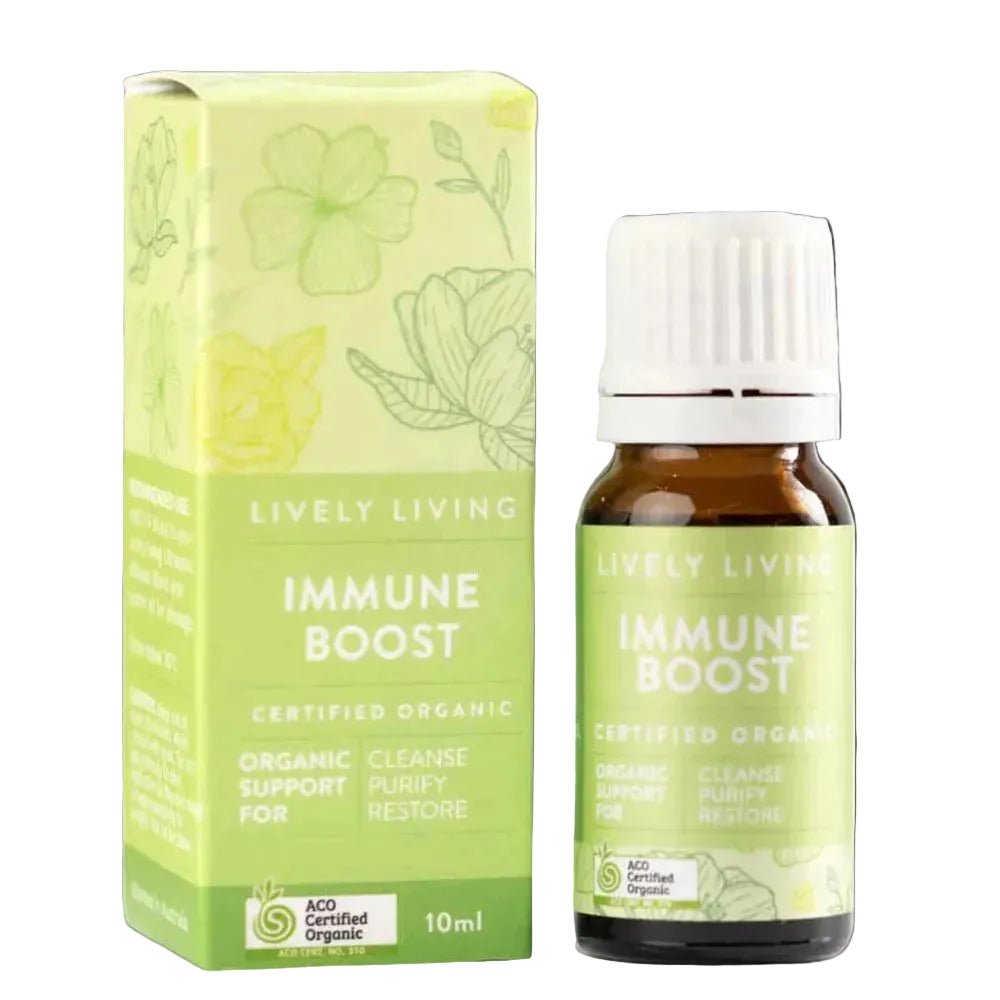Lively Living Immune Boost - Certified Organic Essential Oil Blend 10ml - JING