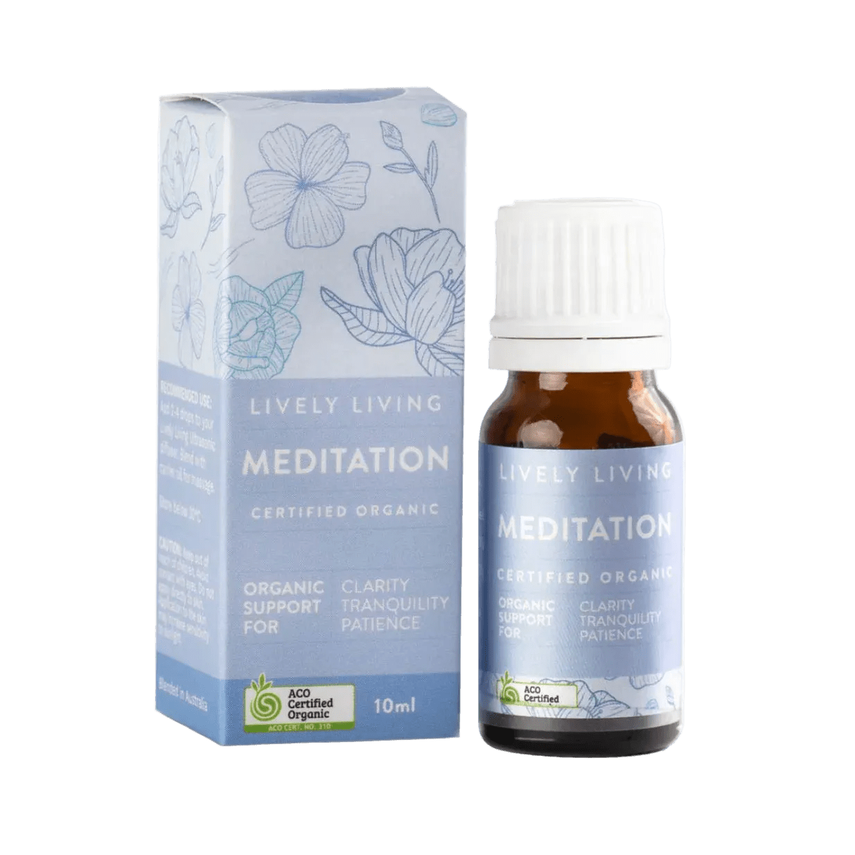 Lively Living Meditation - Certified Organic Essential Oil Blend 10ml - JING