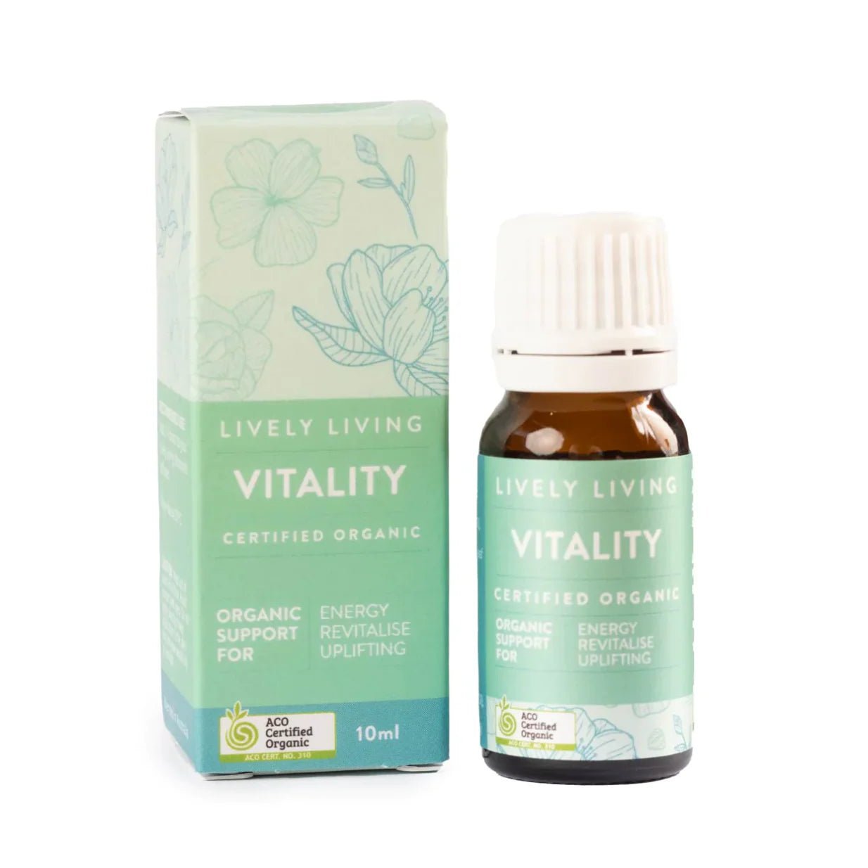Lively Living Vitality - Certified Organic Essential Oil Blend 10ml - JING