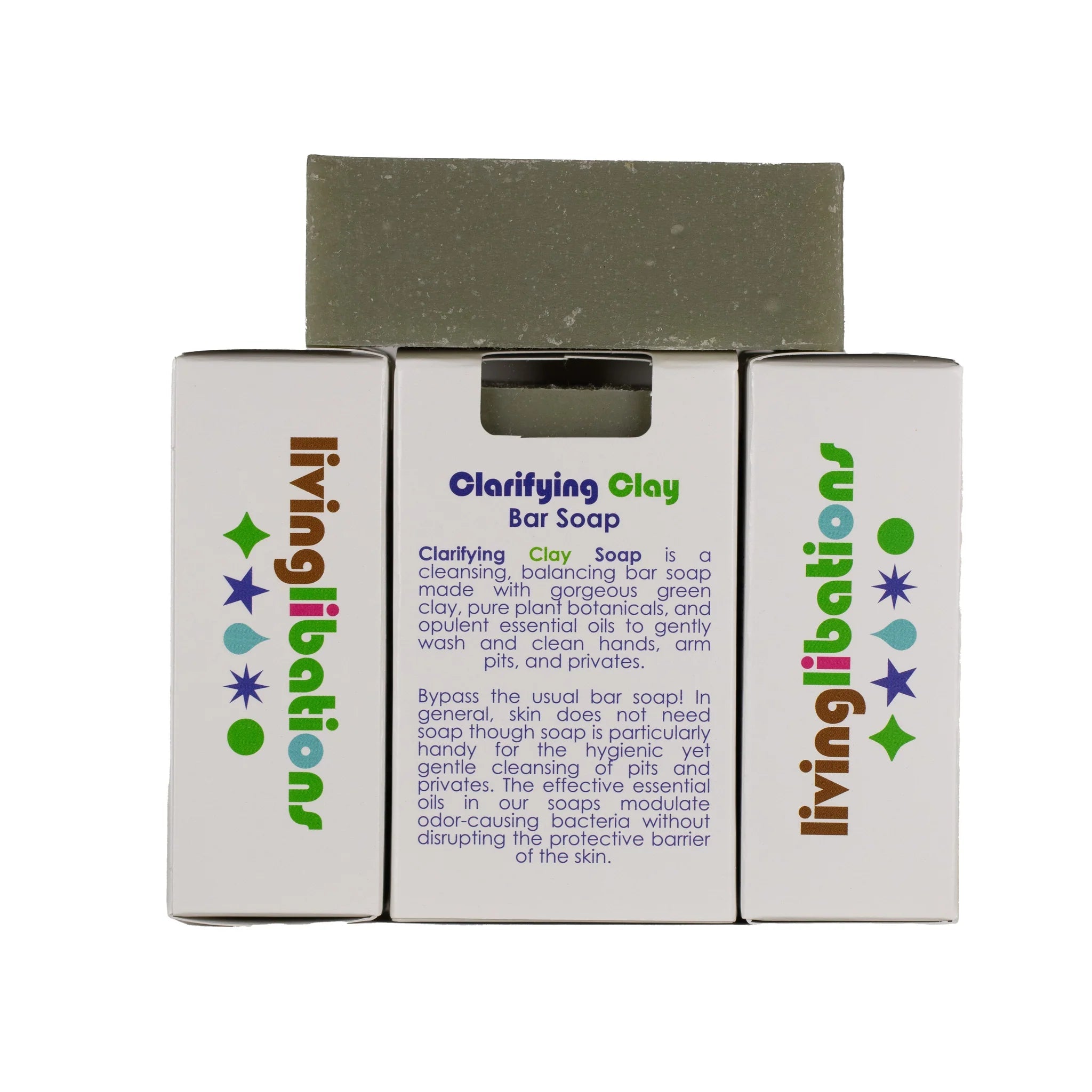 Living Libations Clarifying Clay Soap - JING Organics