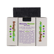 Living Libations Cleansing Charcoal Bar Soap - JING Organics