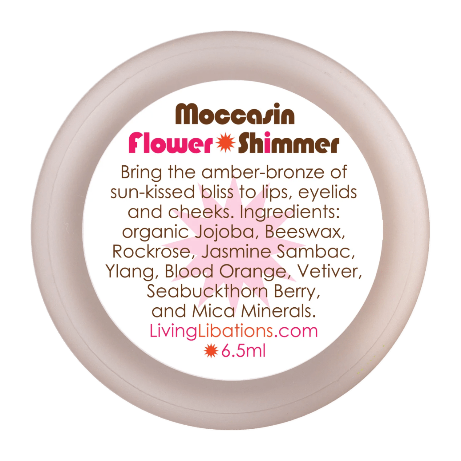 Living Libations Moccasin Flower Shimmer 6.5ml - JING Organics