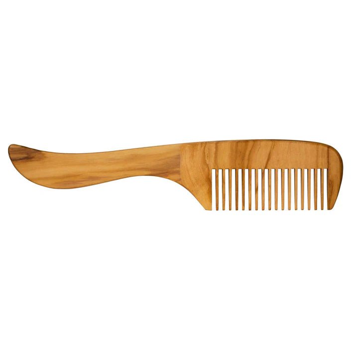 Living Libations Olive Wood Comb - JING