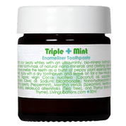 Living Libations Triple Mint Toothpaste 30ml - JING Organics