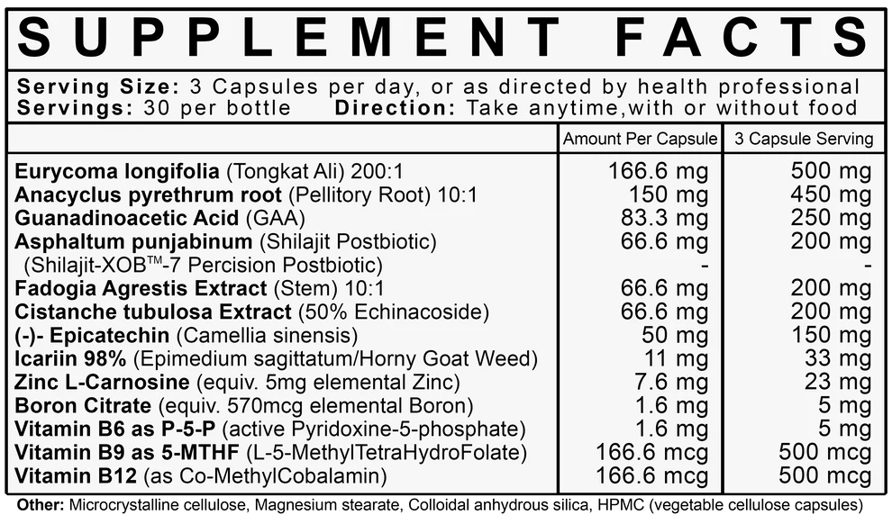 LVLUP Health Botanabolic 90 Capsules - JING Organics