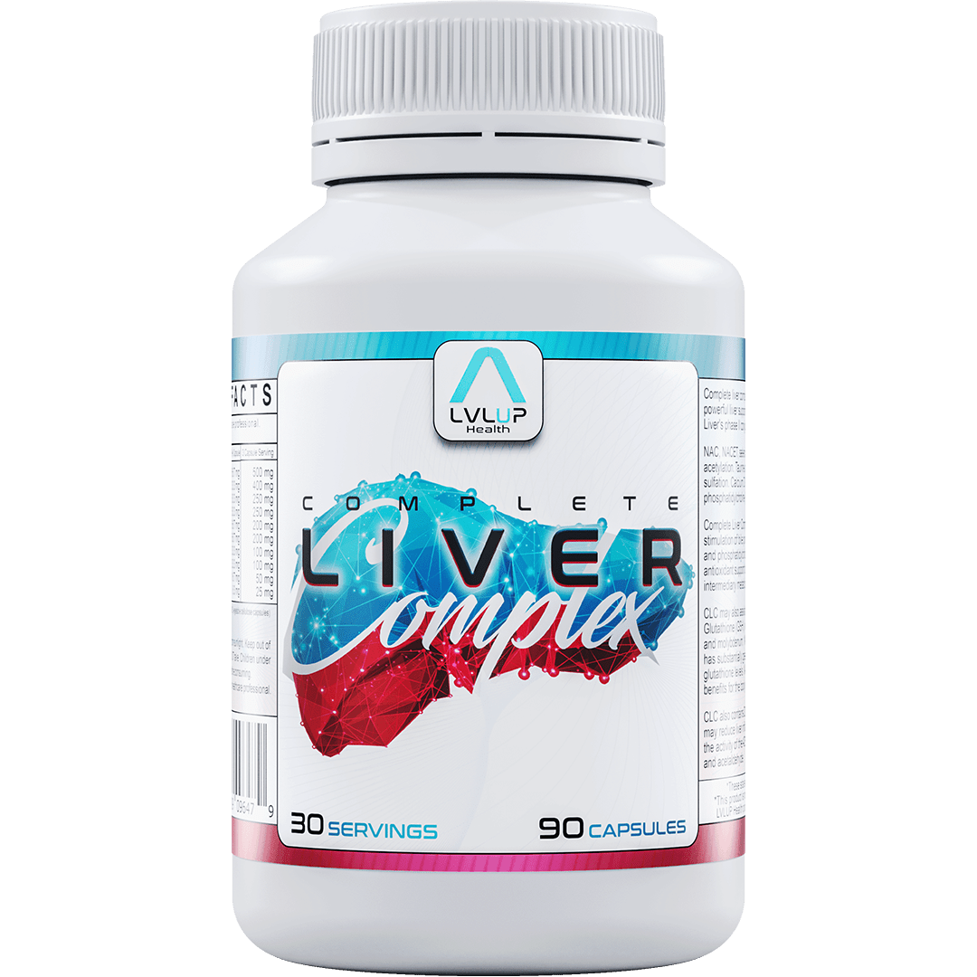 LVLUP Health Complete Liver Complex 90 Capsules - JING Organics
