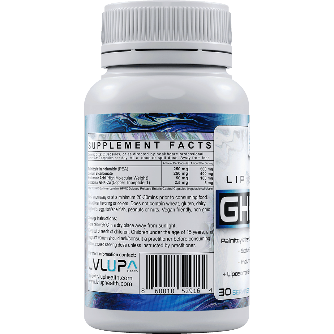 LVLUP Health GHK - Cu 60 Capules - JING Organics