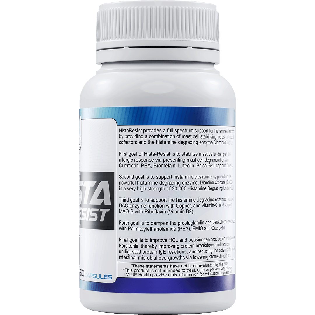 LVLUP Health Hista Resist 60 Capsules - JING Organics