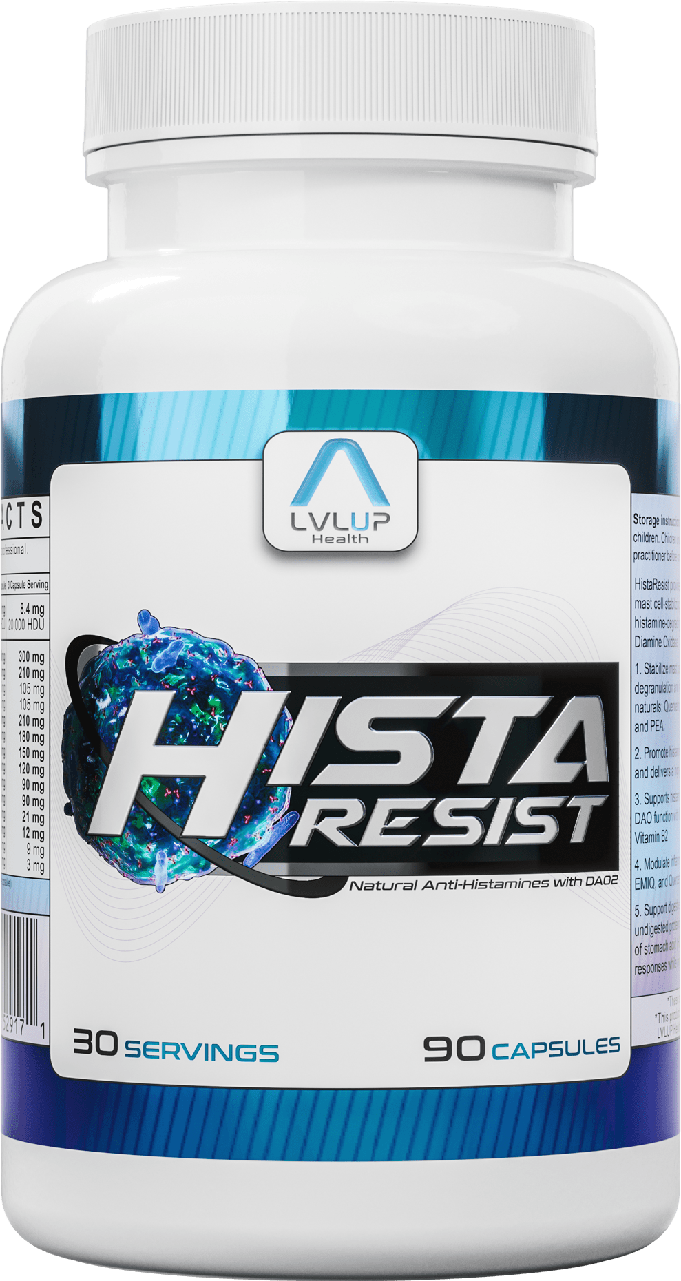 LVLUP Health Hista Resist 90 Capsules - JING